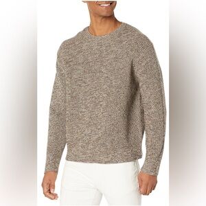THEORY Lamar Merino Wool Heathered Crewneck Sweater Size XL